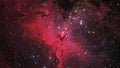 The Eagle Nebula M16 in the constellation of Serpens. Elements of this picture furnished by NASA