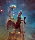 The Eagle Nebula M16 in the constellation of Serpens. Elements of this picture furnished by NASA
