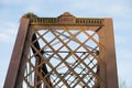 Eagle Nest on Bridge in Oregon Royalty Free Stock Photo