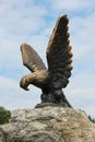 Eagle is Pyatigorsk Emblem. Northern Caucasus landmarks Royalty Free Stock Photo