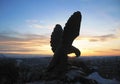Eagle. Pyatigorsk Emblem. Northern Caucasus landmarks Royalty Free Stock Photo