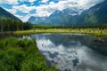 Eagle River Nature Center in Alaska Royalty Free Stock Photo