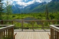 Eagle River Nature Center in Alaska Royalty Free Stock Photo