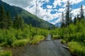 Eagle River Nature Center in Alaska Royalty Free Stock Photo