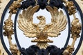 Golden eagle - detail polished with gold