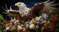 Eagle Sculpture: A Contemporary Realist Portrait In 8k Resolution