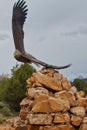 Eagle Sculpture at Dennis Weaver Memorial Park