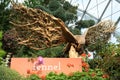 The Eagle Sculpture at Fennel Cafe at Gardens by the Bay Flower Dome in Singapore