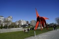 Olympic sculpture park Seattle Washington Royalty Free Stock Photo