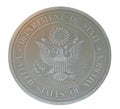 Eagle Seal of the United States Isolated Department of State Royalty Free Stock Photo