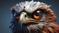 Eye-catching Digital Hawk Head With Zbrush Style