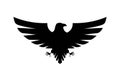 Eagle. Simple icon. Flat style element for graphic design. Vector EPS10 illustration. Royalty Free Stock Photo