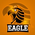 Eagle sport gaming logo vector badges emblem. vector Illustration