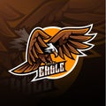 Eagle sport mascot logo design