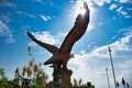 Eagle Square, Dataran Lang is one of LangkawiÃ¢â¬â¢s best known man-made attractions, a large sculpture of an eagle poised to take Royalty Free Stock Photo