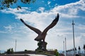 Eagle Square, Dataran Lang is one of LangkawiÃ¢â¬â¢s best known man-made attractions, a large sculpture of an eagle poised to take Royalty Free Stock Photo