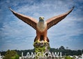 Eagle Square, Dataran Lang is one of LangkawiÃ¢â¬â¢s best known man-made attractions, a large sculpture of an eagle poised to take Royalty Free Stock Photo