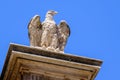 Eagle stone statue in Rome Royalty Free Stock Photo