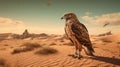 Hyperrealistic Eagle Illustration In Maya: Surrealistic And Detailed Character Art