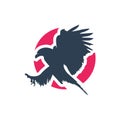 Eagle vector logo design