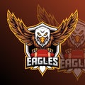 Eagles Football Animal Team Badge