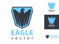 Eagles logo vector. Eagle scout badge icon Royalty Free Stock Photo