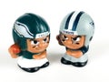 Eagles vs. CowboysLi`l Teammates Toy Figures Royalty Free Stock Photo