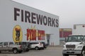 Fireworks store exterior 1947 Royalty Free Stock Photo