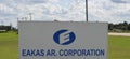 Eakas Corporation Sign, Wynne,  Arkansas Royalty Free Stock Photo