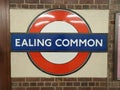 Ealing Common London Underground Station Royalty Free Stock Photo