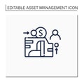 EAM line icon Royalty Free Stock Photo