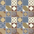 Eamless patchwork pattern