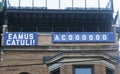 Eamus Catuli Sign; Let`s Go Cubs