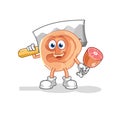 Ear Butcher illustration. character vector Royalty Free Stock Photo