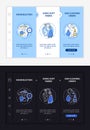 Ear cleaning methods onboarding vector template