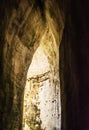 The Ear of Dionysius, ancient Syracuse on Sicily, Italy.