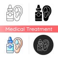 Ear drops icon