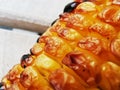 Ear of grilled corn on a table Royalty Free Stock Photo