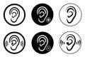 Ear hearing aid deaf problem