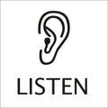 Ear icon