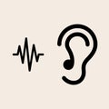 Ear Listen Icon