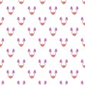 Ear membranes pattern, cartoon style