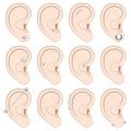 Ear Piercings Different Types