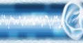 Ear With SoundWave Royalty Free Stock Photo