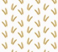 Ear wheat icons pattern. Royalty Free Stock Photo