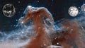 Earh planets near The Horsehead Nebula