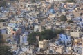 An earial view over Jodhpur Royalty Free Stock Photo