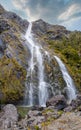 Earland Falls at the famous Routeburn Track, New Zealand