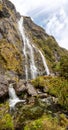 Earland Falls at the famous Routeburn Track, New Zealand