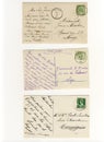 Early 900 written postcards